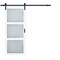 Renin Renin 36 in. x 84 in. Hall 3-Lite Complete Barn Door Kit BD061W01BW3TGE36084 - alternate 1